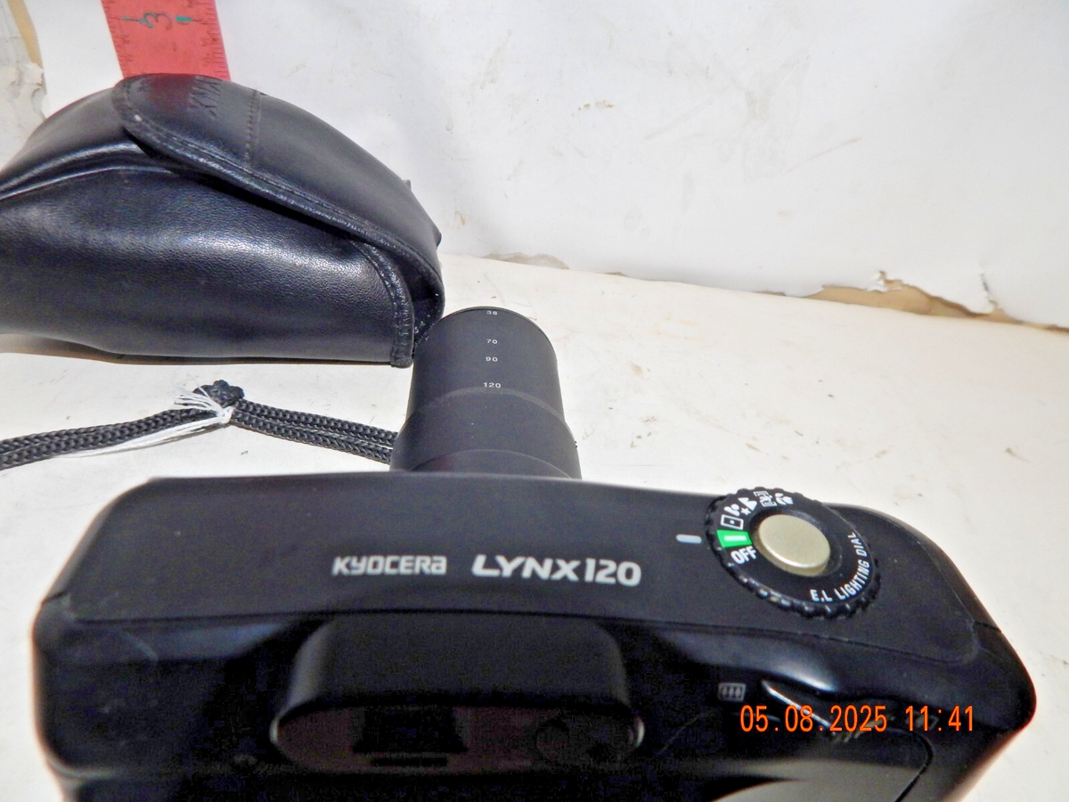 Kyocera Lynx 120 point & shoot with soft case , new batteries and