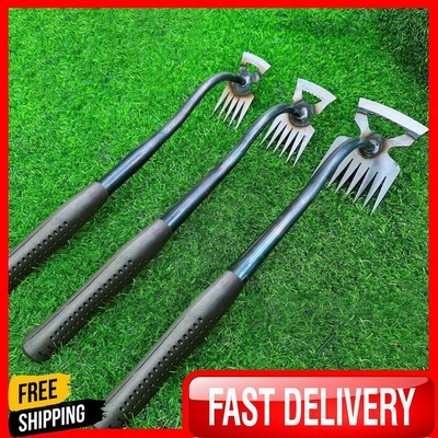 2 In 1 Hand Weeding Removal Puller Garden Shovel Loose Soil Weeder V Fork Manual