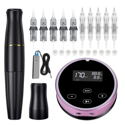 Biomaser PMU MACHINE Kit Permanent Makeup Cosmetic Tattoo Needles