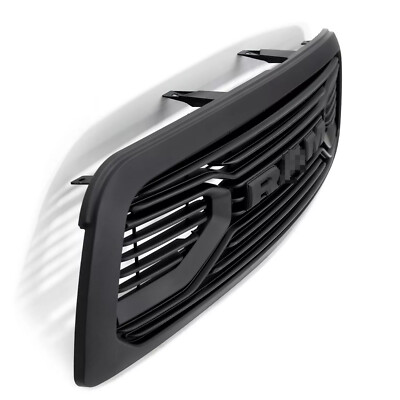 AXEP Front- & Kühlergrille für Dodge Ram 2500 3500 2010 2011 2012 2013 2014 2015 2016 2017 2018,Kühlergrill Chrome Grille Nieren-Frontstoßstange Grill Abdeckung Ersatz Autoteile,A/Black