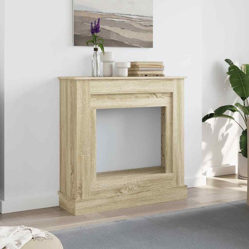 Kaminumrandung Kaminkonsole Kaminverkleidung Dekokamin Holzwerkstoff vidaXL - Bild 23 von 111