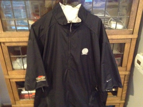 2006 PGA Championship Black Nike Medinah Golf S/S Pullover Tiger Wins SZ XL - Picture 3 of 10