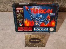 Thumbnail of ebay&reg; auction 395416898538 | SNES Super Nintendo Super Turrican 2 mit OVP und Anleitung UKV