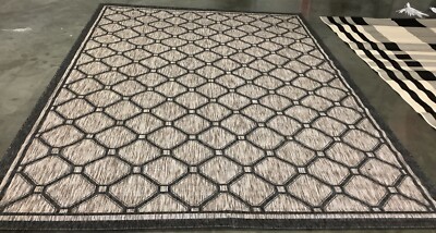 NATRL / BLACK 9' X 12' Broken Thread Rug Reduced Price 1172665725 CY8471-37312-9