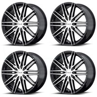 16x7 Helo He880 5x100/5x115 42 Black Machine Wheel Rim Set(4) on sale 16x7 Helo He880 5x100/5x115 42 Black Machine Wheel Rim Set(4) on sale