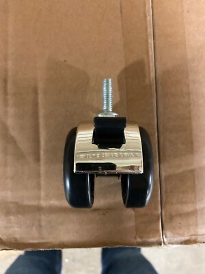 4 PACK ECONOCO TW10LK Twin Wheel Locking Caster,1'' Stem,4 Pack