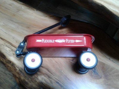 VINTAGE set of Flexible Flyer Red Mini Tricycle, wagon, scooter