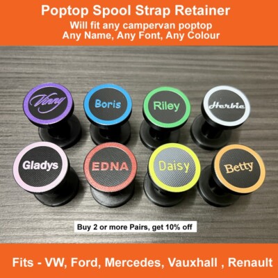 Support De Bobine Poptop Pour Camping-car - Fixation Pour Sangle De Toit Relevable - JKPRINTINGGB