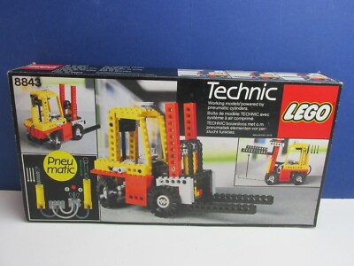lego 8843 vintage TECHNIC FORK LIFT TRUCK SET COMPLETE