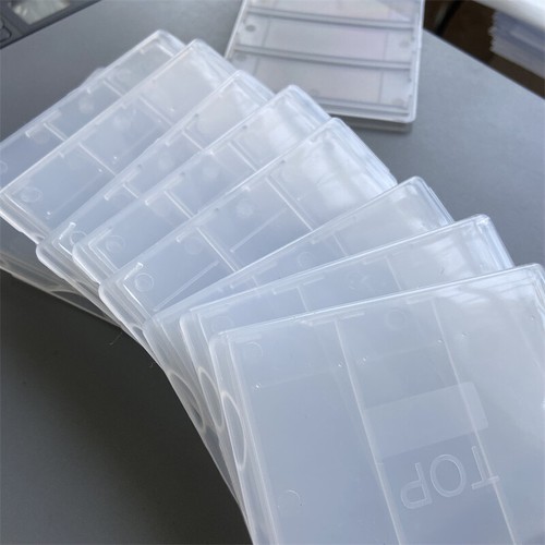 10 Stück Kunststoff Objektträger Aufbewahrungsbox Halter Etui Mikroskop Objektträger Box - Bild 4 von 12