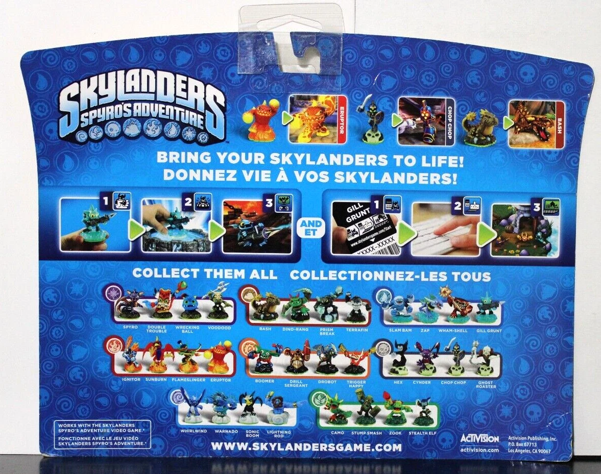 SKYLANDERS SPYRO ADVENTURE Figurine ERUPTOR
