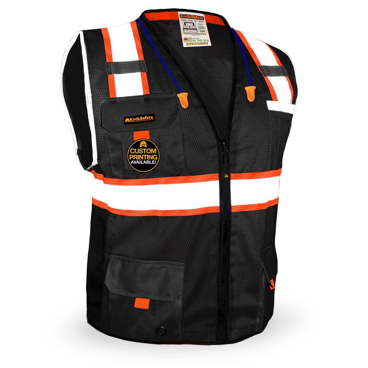トップス L Mercedes Anchor Inc. Lightweight Vest KwikSafety UNDERBOSS Safety Vest OSHA ANSI Class Unrated PPE