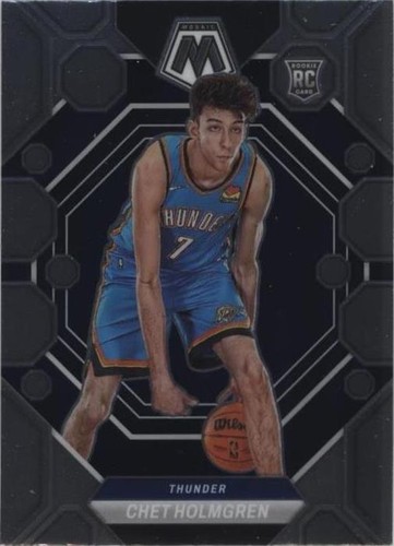 2022-23 Panini Mosaic Chet Holmgren #236 RC Reactive Yellow Prizm