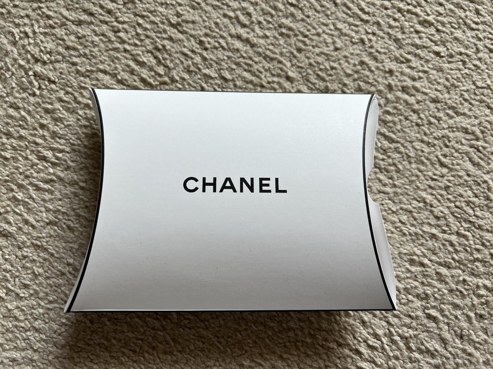 Chanel White Empty Retail Box Pouch 5.5x5 Inches New