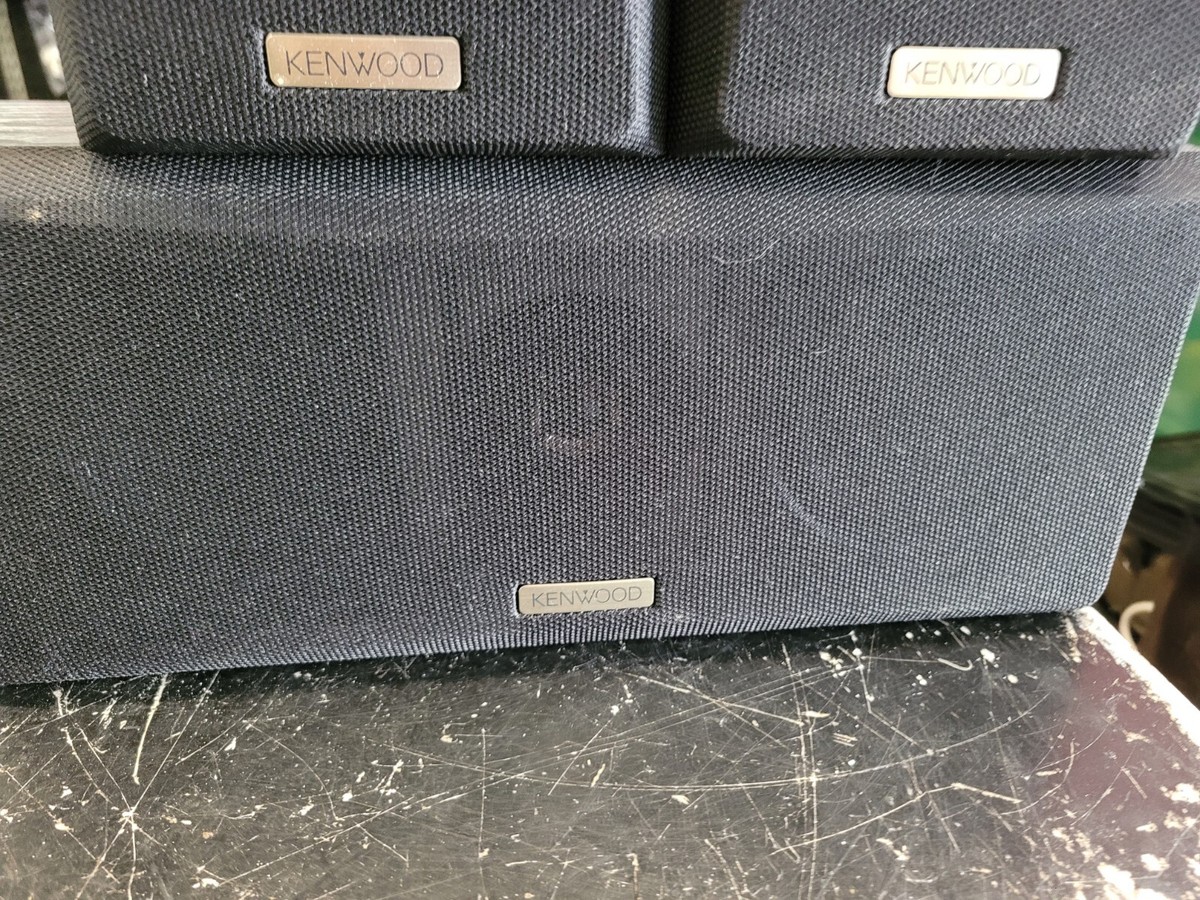 KENWOOD KS-706HT Surround Pair Speakers & Center Speaker Lot