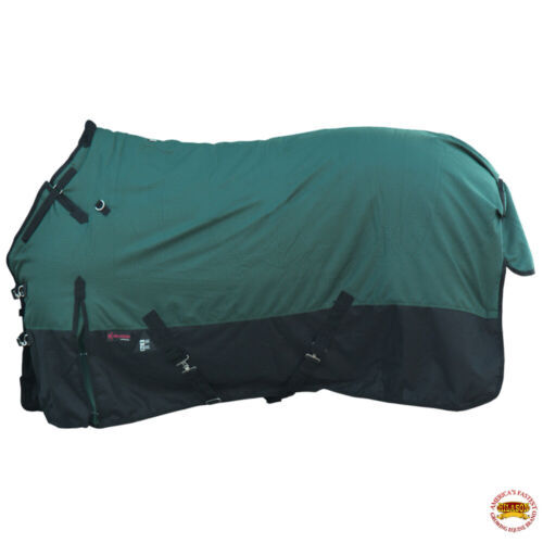 Couverture De Prairie (Turnout) Dover Riders - Taille 78 Pouces - Verte Bordure Bleue - Occasion - Imperméable