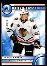 2023-24 UD Sp Authentic Future Watch Blue Wyatt Kaiser /399 #137