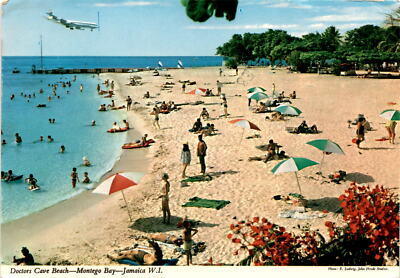 Doctors Cave Beach, Montego Bay, Jamaica, E. Ludwig, John Hinde Postcard