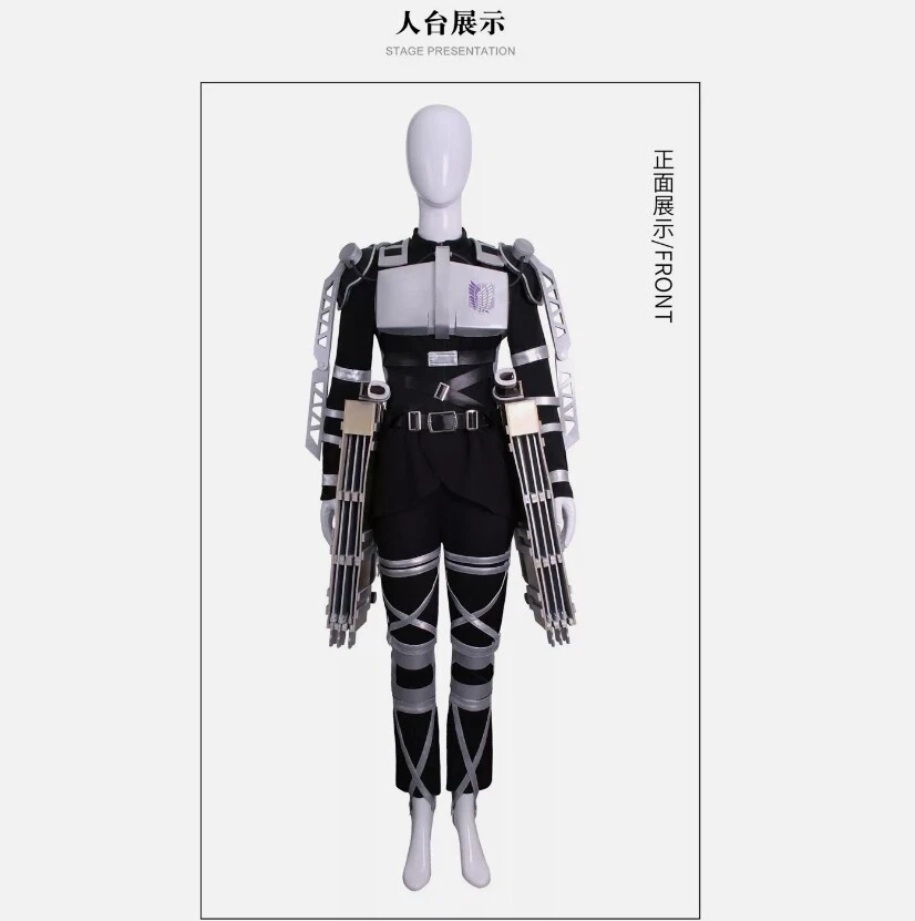 Anime Attack On Titan The Finish Season Cosplay Costume Outfits 3D Maneuver Gear - Image 4 of 4
