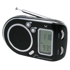 Radio portatile multibanda AM/FM orologio con allarme RT21M Majestic