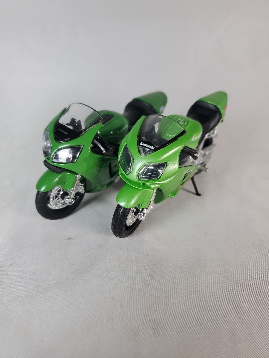 Lot 1:18 scale bike Kawasaki Ninja ZX-12R motorcycle Diecast