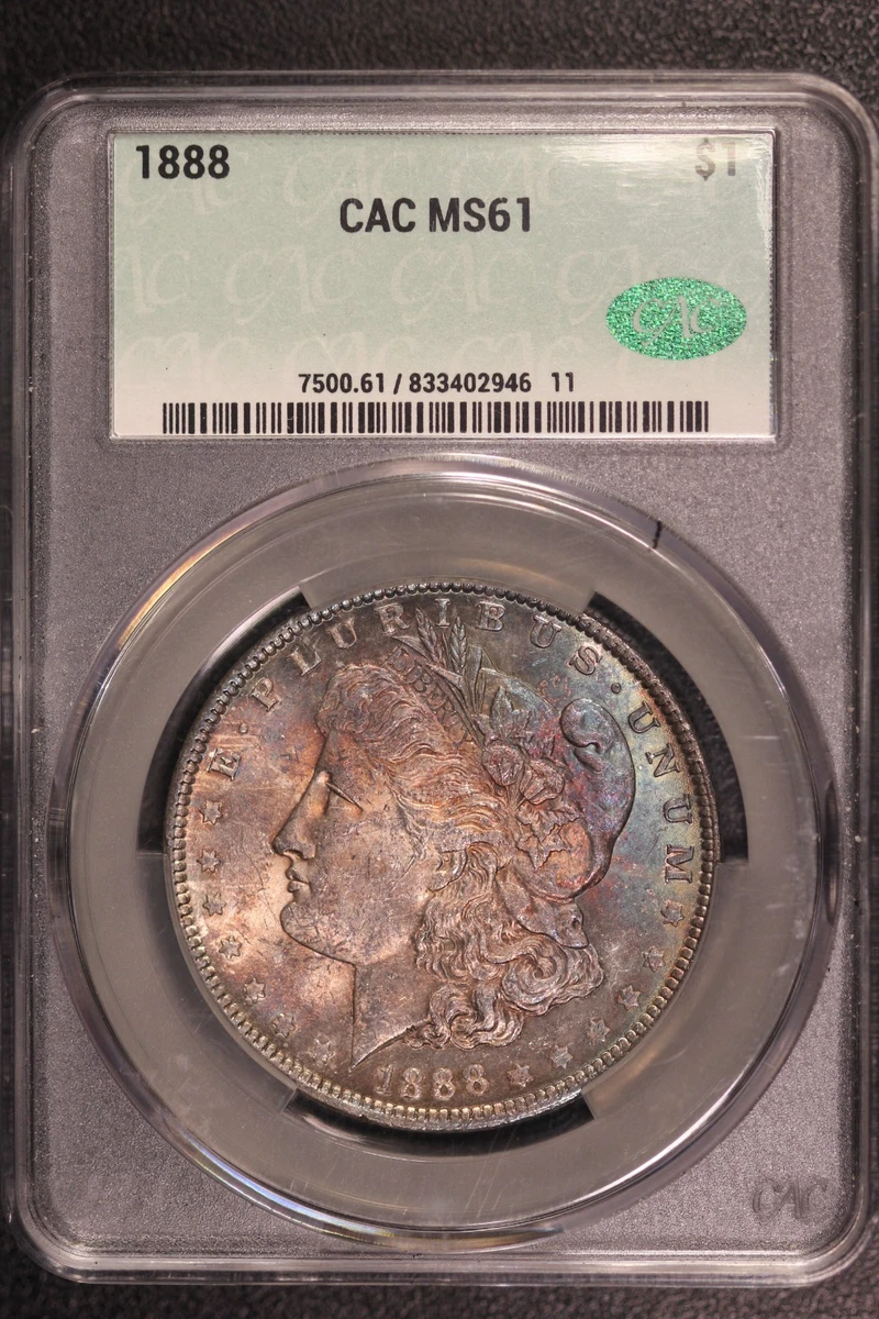 MS 61 Graded 1888 Year Morgan US Dollars (1878-1921) for sale | eBay