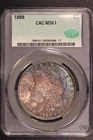 1888 | MORGAN SILVER DOLLAR | TONED | CAC MS 61 | 90% SILVER | LOT A-38