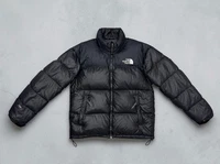 The North Face Retro 1996 Nuptse 700 Down Puffer Jacket Men L Black Y2K
