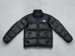 The North Face Retro 1996 Nuptse 700 Down Puffer Jacket Men L Black Y2K