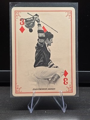 2013 Panini Golden Age Playing Cards Jean Cruguet #3D HORSE RACING JOCKEY