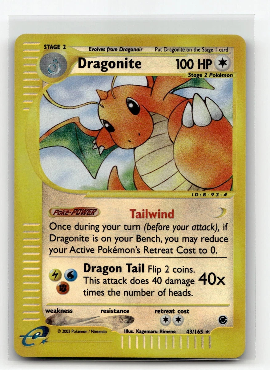 Dragonite 043/165 Expedition Base Set Reverse Holo for sale online