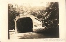 Valley Forge, Pennsylvania PA Knox Bridge Original Vintage Real Photo RPPC