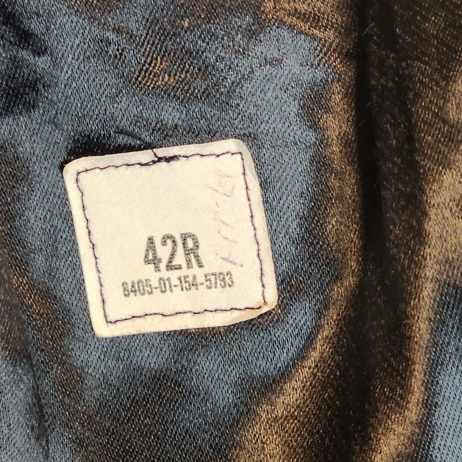 Sterlingwear USA Military Wool Peacoat 42R Black Anchor Buttons Vintage