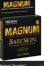 8 Packs Trojan Magnum Bareskin Ultra Thin Lubricated Latex Condoms 3 Pack