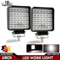 2X Led Arbeitsscheinwerfer 25 LED PKW LKW AnhäNger Anbau Offroad Traktor 12V 24V
