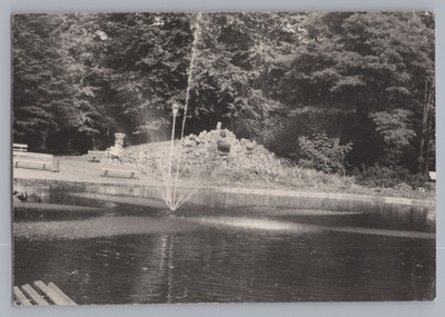 Wurzen LK Leipzig City Park Fountain Old Photo