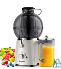 Vospeed Juicer Machine, 750W Juicer For Vegetables And Fruits, Easy Clean, White