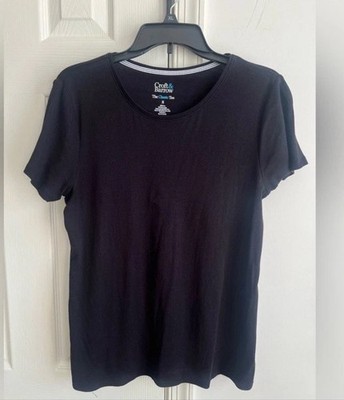 Croft & Barrow Black Classic Tee Shirt M