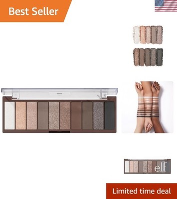 Ultimate 10-Color  Eyeshadow Palette for Effortless Everyday Glam