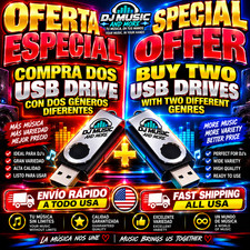 X2 USB DRIVE 32GB WITH HIGH QUALITY MUSIC (2 GENRES)