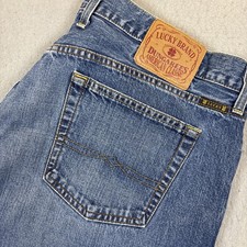Lucky Brand Size 40 USA Made Bootleg Blue Jeans Classic Denim