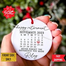 Retirement Gifts for Men and Women 2025 Christmas Ornament Never Forget the D...