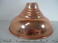 Retro Industrial Style Copper Colour Lightshade Loft Basement Factory Chic