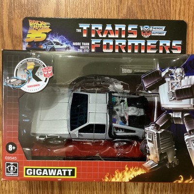 GIGAWATT Transformers Collaborative Back to the Future DeLorean