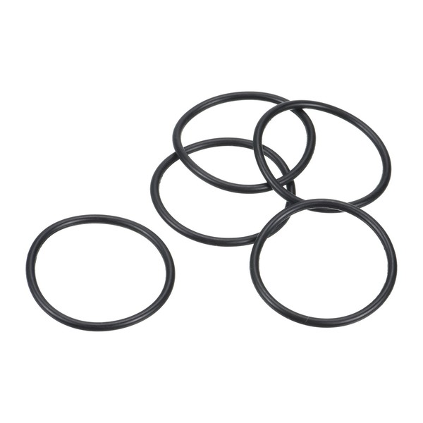 100Stk Nitrilgummi O-Ringe 35Mm Ad 31Mm Id 2Mm Breite Metrische Dichtung Schwarz-image