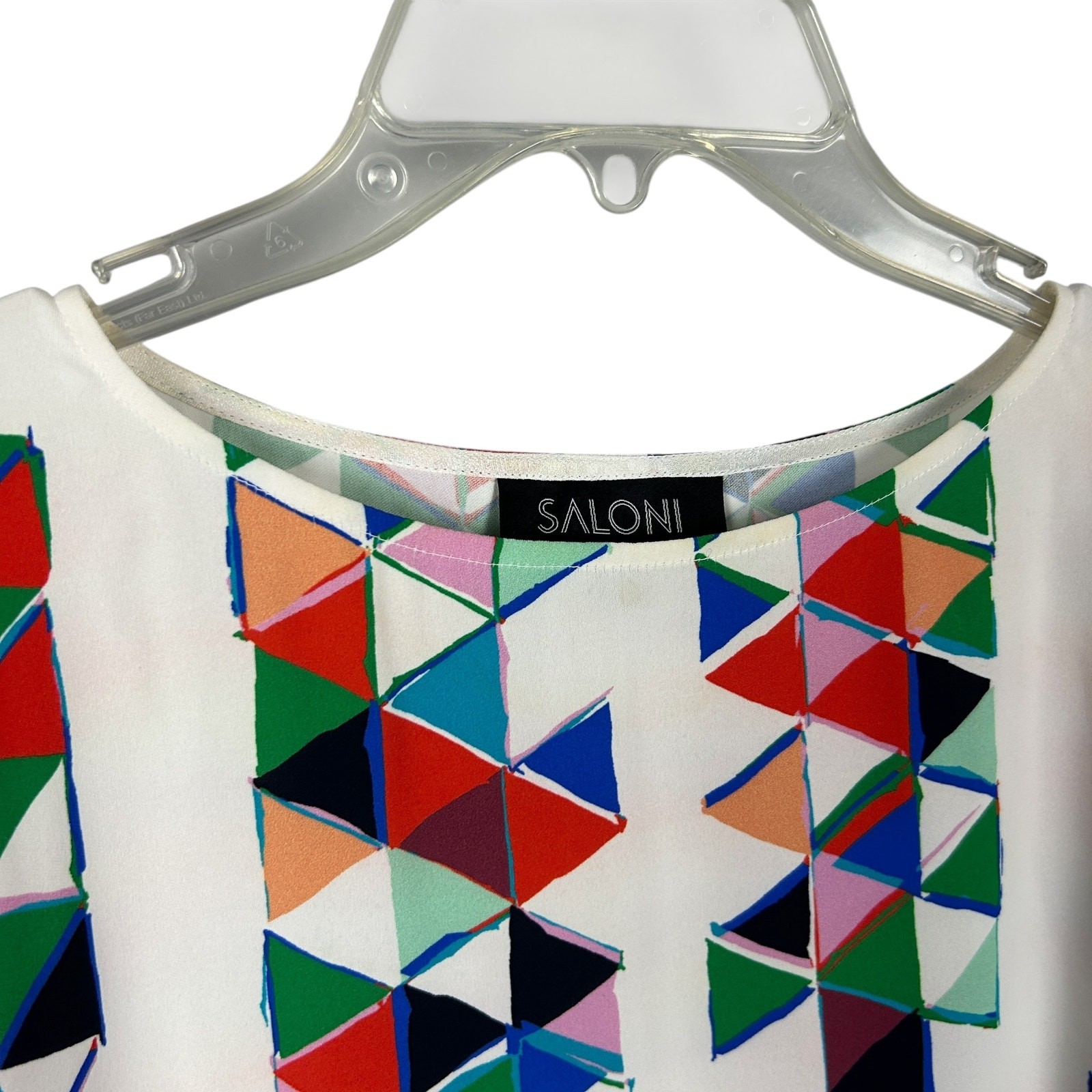 Saloni Geometric Patterned Kaftan Swim Cover One … - image 4