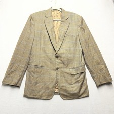 Loro Piana Cashmere Blazer Lord's Tailor Men's 38R Windowpane Plaid