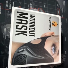 Sparthos Workout Mask - Black With Case - New