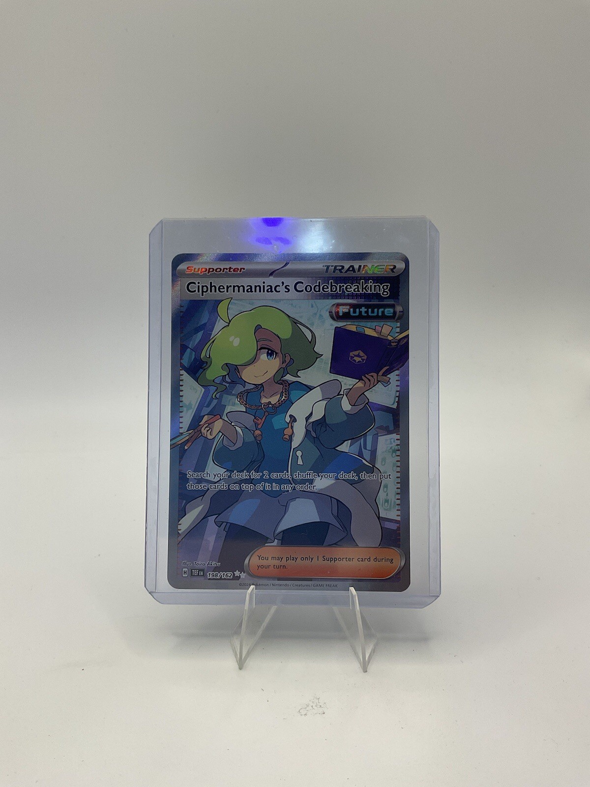 Ciphermaniac's Codebreaking 198/162 SV05: Temporal Forces Pokemon TCG Card NM