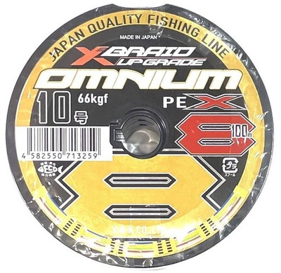 YGK Yotsuami X-BRAID Upgrade Omnium X8 No. 10 200m 8 strands PE line X-BRAID